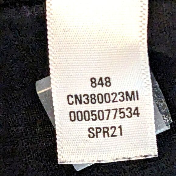 CASLON 100% Linen Black Pull On Leggings Size Medium - Picture 7 of 9